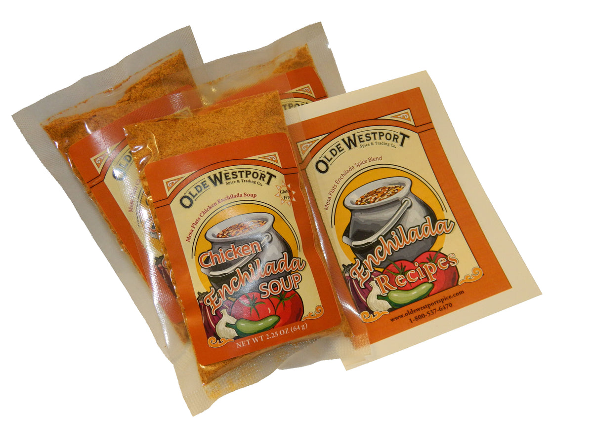 Chicken Enchilada Soup Mix 3 Pack with Mini-Cookbook-3.25 oz each