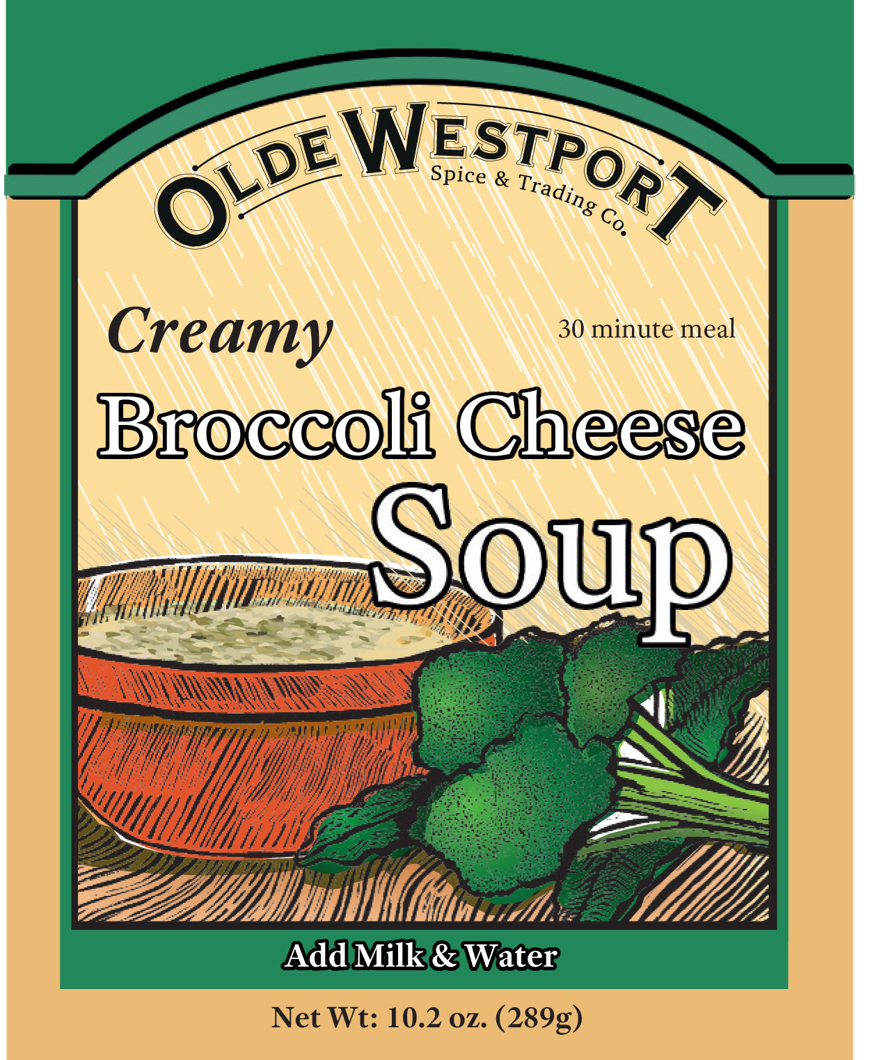Hearty Broccoli Cheese Soup Mix
