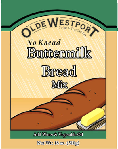 Buttermilk Bread Mix, No knead