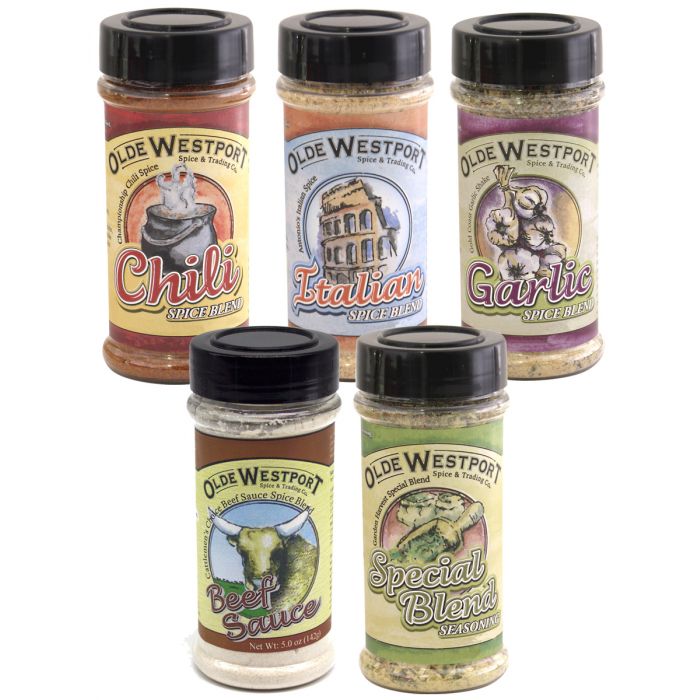 Cooking for two spice pack 5 jars with cookbook
