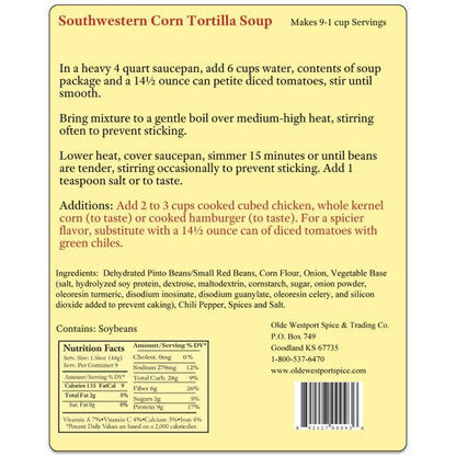 Southwestern Corn Tortilla Soup