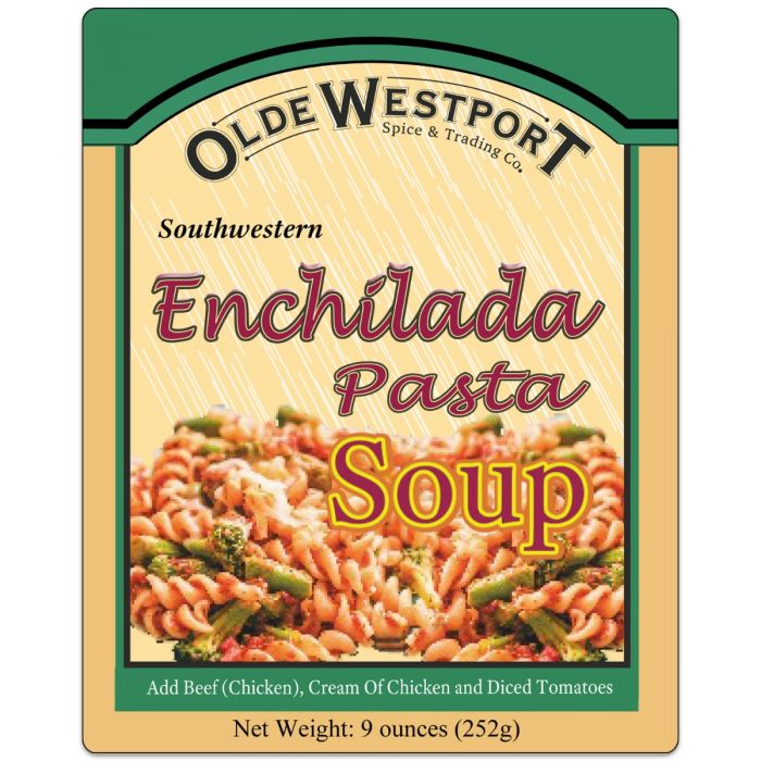 Southwestern Enchilada Pasta Soup