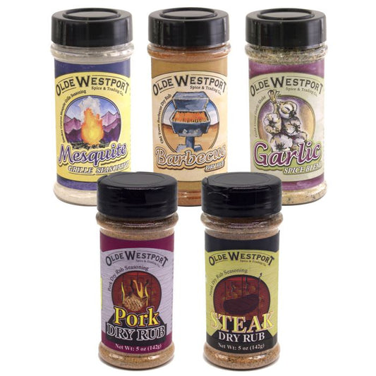 Grill Pack seasonings - 5 Jars
